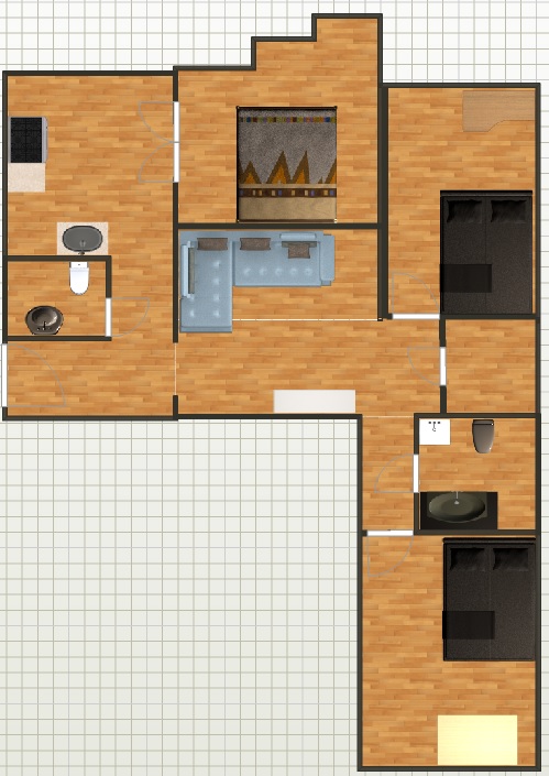 Перепланировка 3-х комнатной квартиры в четырехкомнатную - перенос гостинной комнаты в коридор. Серия И-155н.